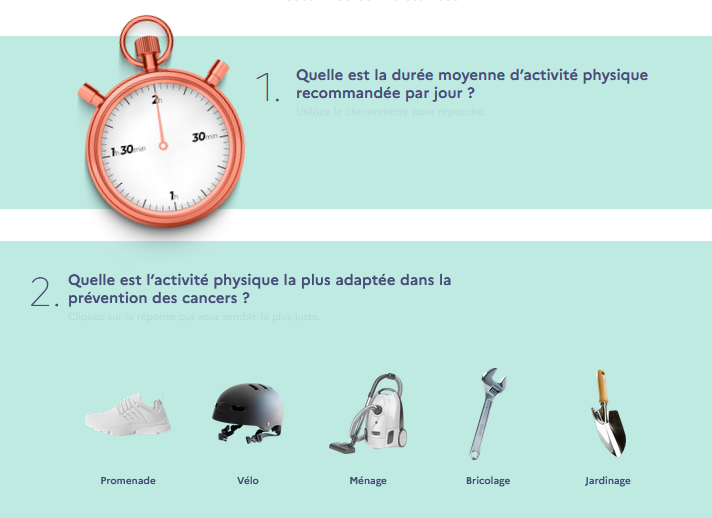 Page thématique sur Activité physique et cancer