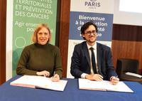 Signature charte Cancer et emploi INCa-Mairie de Paris